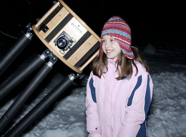 Una niña de diez años descubridora de una supernova