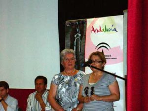 Aurora y Piedad representantes de las Asociaciones que se beneficiaran de KM Solidario 2011