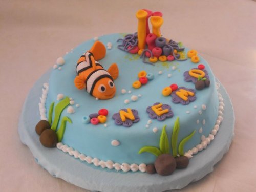 Hazlo Especial - tarta de buscando a Nemo