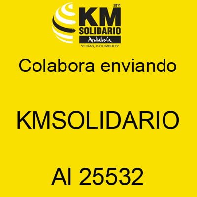 Colabora con KM Solidario envía KMSOLIDARIO al 25532