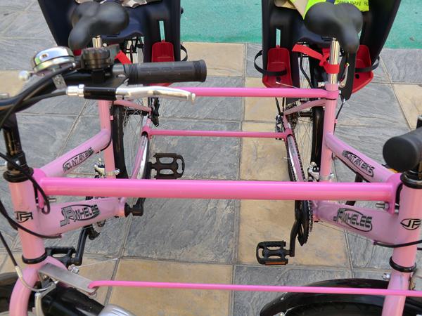 Bicicleta para invidentes ideada por Faustino Blanco Macías
