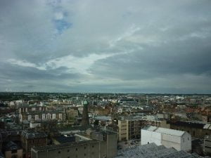 Vista de Dublín desde la torre Guiness