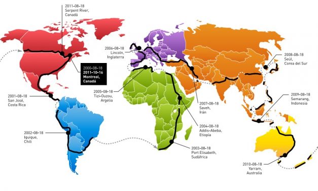 La vuelta al mundo a pie en 11 años