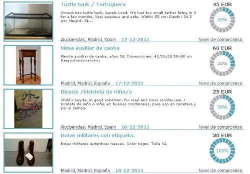 Ejemplos de artículos de compra-venta en SaleForHelp Ejemplos de artículos de compra-venta en SaleForHelp