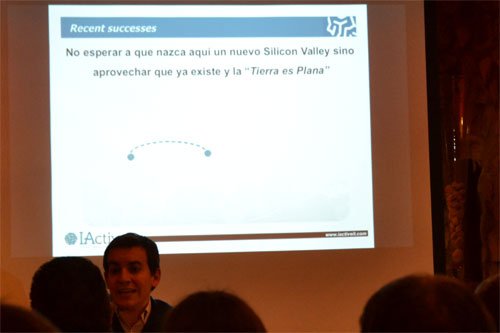 Francisco Carlos Palao dando las claves para la creación de una Startup