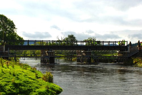 Puente hecho con plásticos reciclados en Escocia