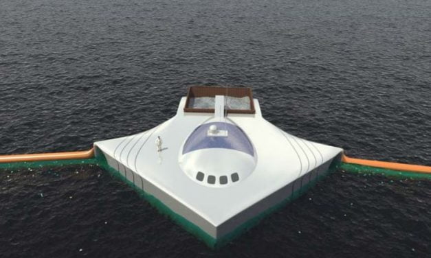Un estudiante inventa un barco que recogería 7 millones de toneladas de basura del mar