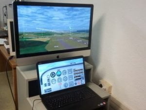 El simulador de PRONTAS. Foto: UPM