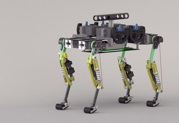 Crean un robot que se mueve como un gato