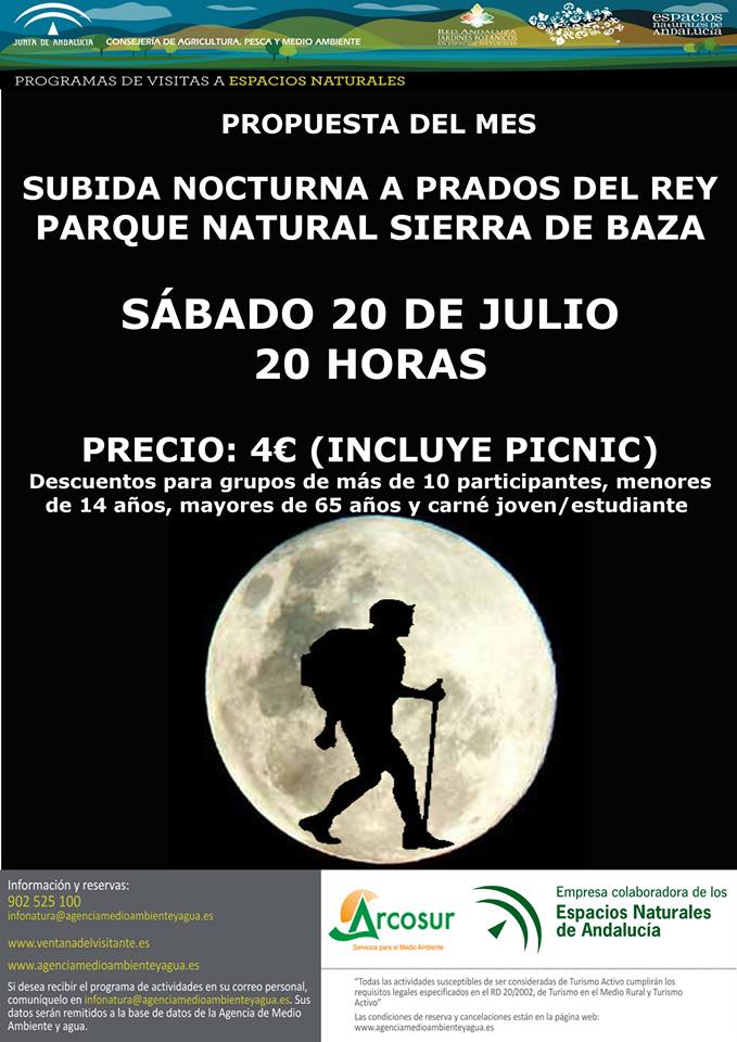 Subida nocturna a Prados de Rey (Baza) Subida nocturna a Prados de Rey (Baza)