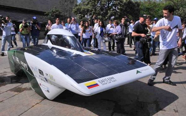 El primer coche solar colombiano