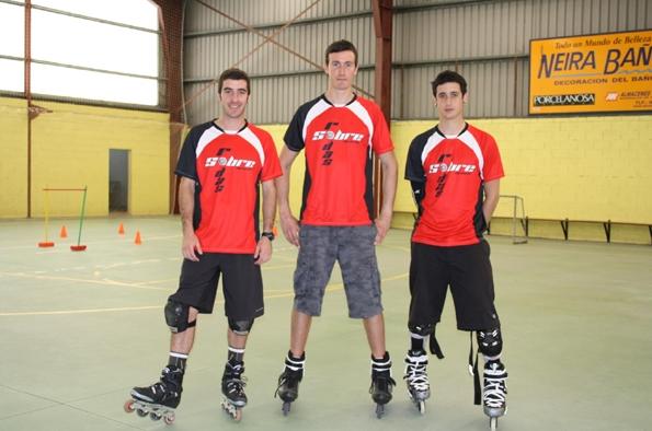 Pablo, Borja y Jose los jóvenes emprendedores que han creado la escuela de patinaje Sobre Rodas
