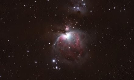 Zoom óptico real a la nebulosa de Orión