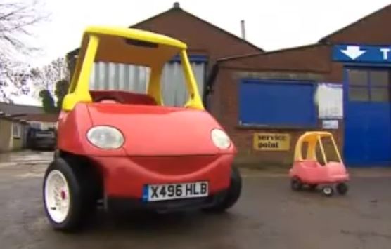 Crea un coche de niños… pero para mayores