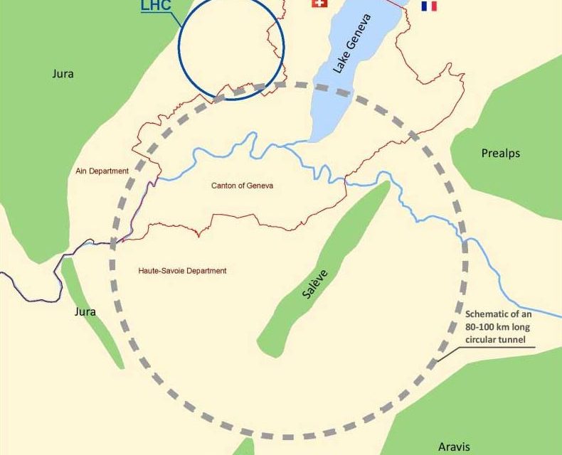 Europa planea construir un acelerador de partículas tres veces mayor que el LHC