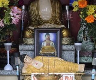 Cae el crimen en picado en un barrio de Okland desde que un vecino instaló una estatua de Buda