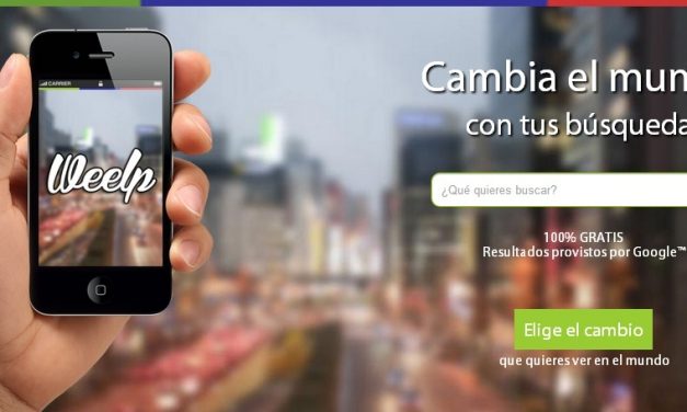 Un buscador con el que puedes cambiar el mundo