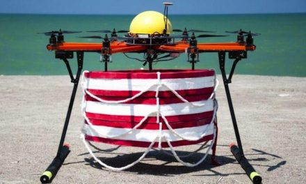 Drones para salvar vidas en el agua