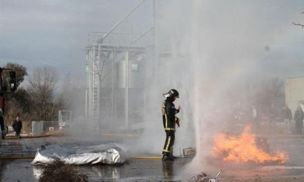 Una empresa cordobesa crea un sistema que crea una pantalla de agua que protege de llamas y humo