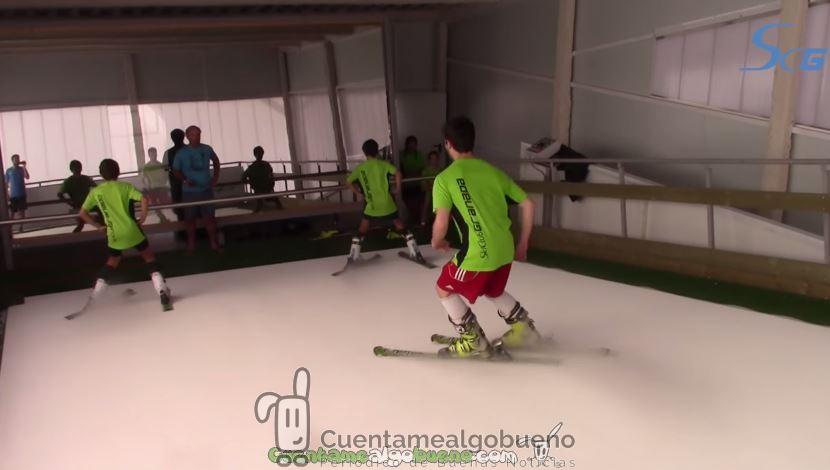 Crean en Granada un Simulador de Esquí que permite aprender a esquiar sin pisar la nieve