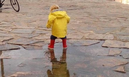 Deja que tus hijos se mojen