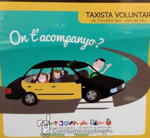 Taxistas de Barcelona acompañan voluntariamente a niños necesitados al hospital