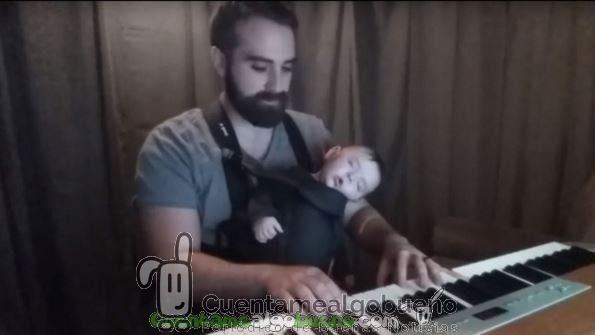 El infalible método de un pianista para dormir a su hijo