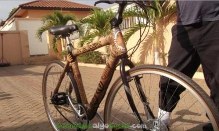 Bicicletas de bambú para que los niños no abandonen su escuela