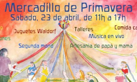 Mercadillo de Primavera en la escuela El Farol Waldorf de Málaga