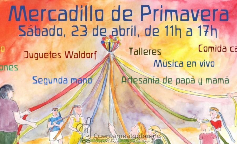Mercadillo de Primavera en la escuela El Farol Waldorf de Málaga