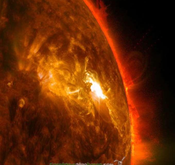 Espectaculares imágenes de erupción solar