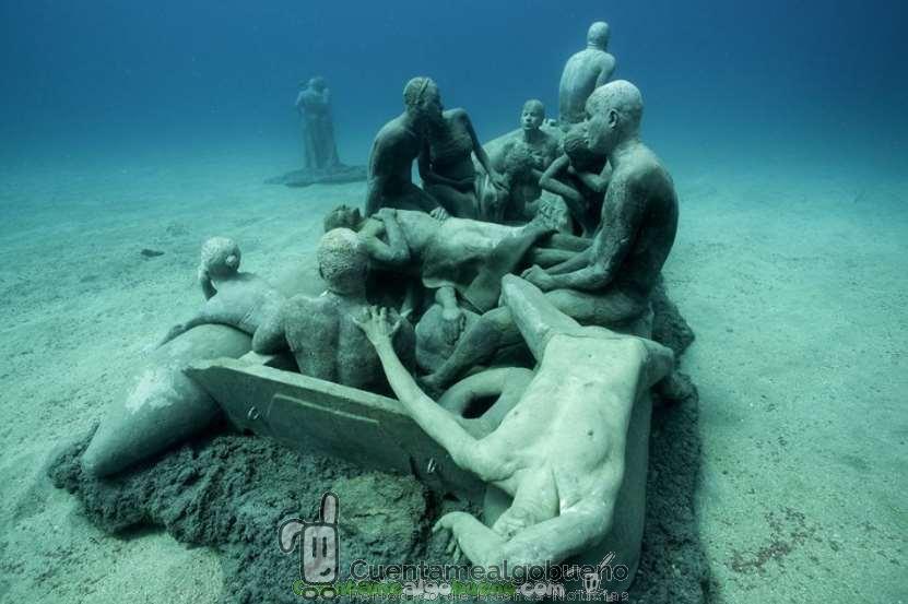 Un museo submarino en Lanzarote