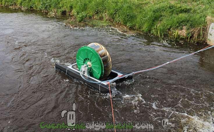 Bomba de agua que funciona sin combustible