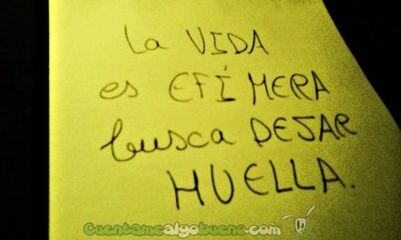 Busca dejar huella…