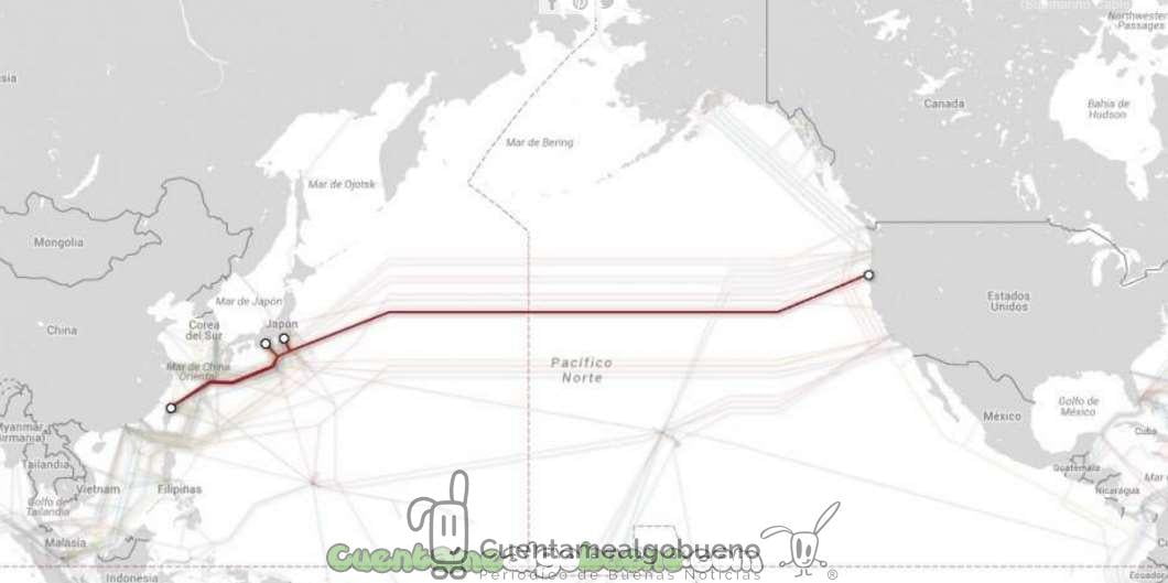 Activado nuevo cable submarino entre Estados Unidos y Japón