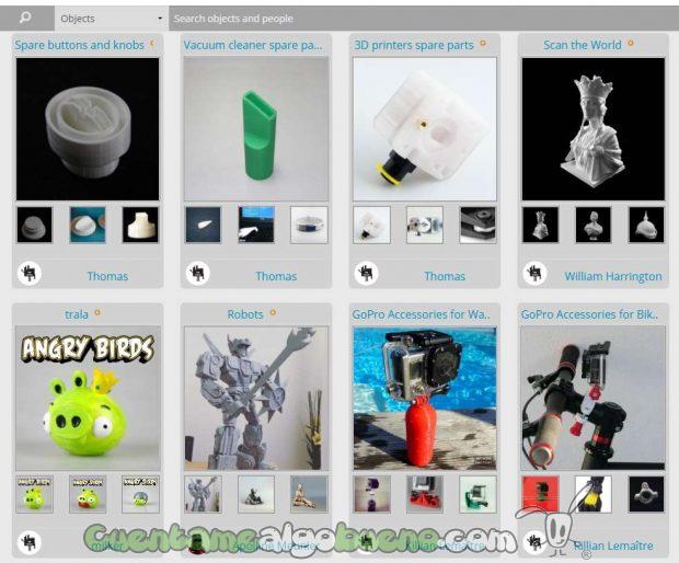 MyMiniFactory ofrece un catálogo gratuito de diseños para impresoras 3D.