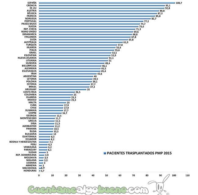 Aumentan los trasplantes en el mundo y España sigue siendo líder