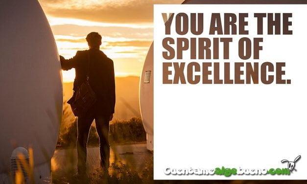 You are the spirit of excellence