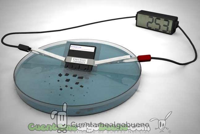Crean una batería que se autodestruye con agua