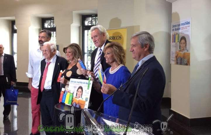 Llenando sus mochilas de ilusión