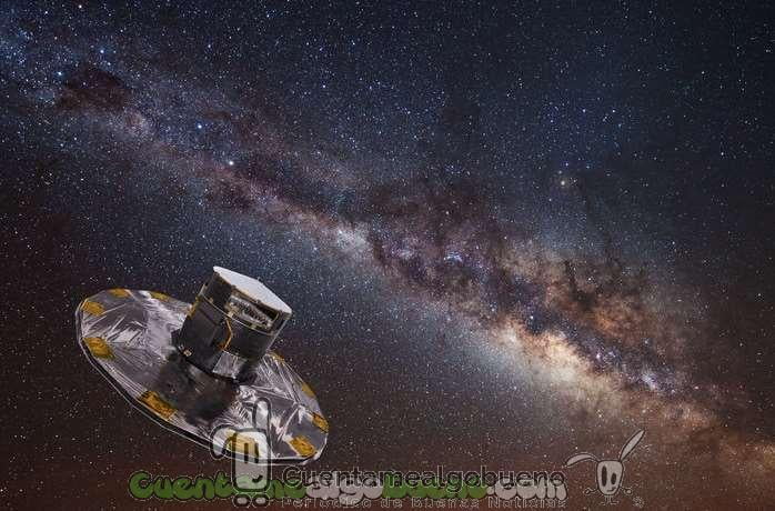 Mapa con más de mil millones de estrellas de la Vía Láctea