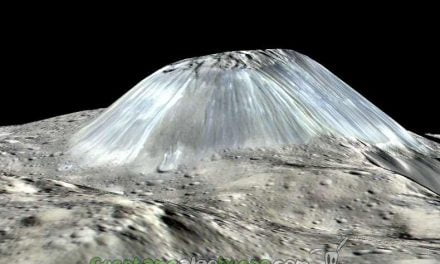 La NASA descubre un volcán de hielo y agua en Ceres