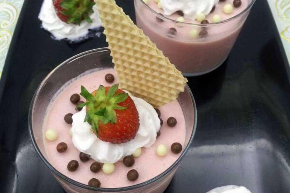 Receta Solidaria – Cremoso de Fresas