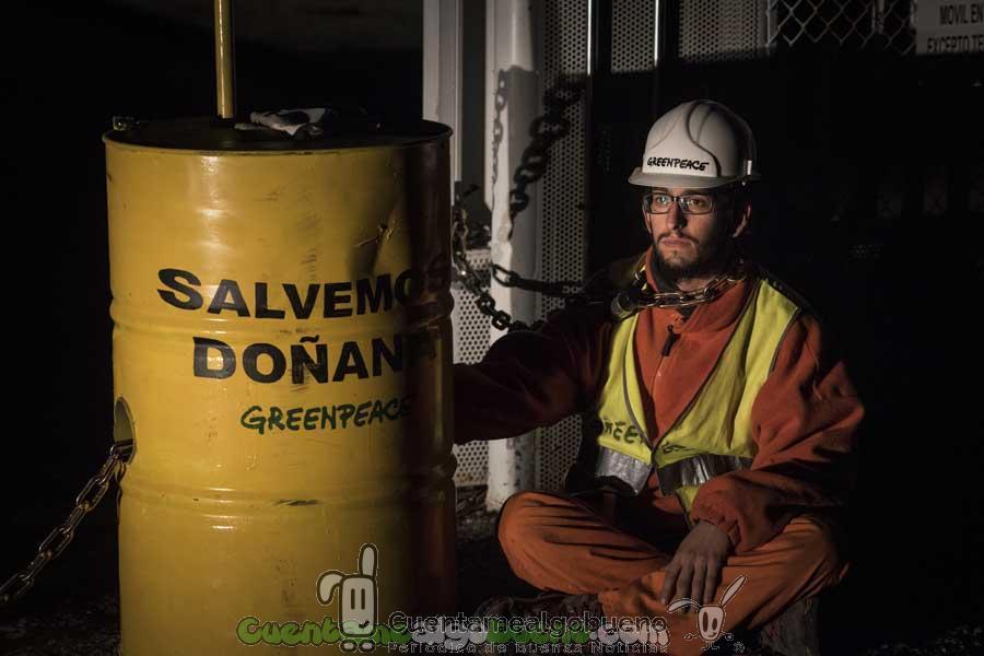 ¿Por qué Greenpeace ha paralizado las obras de Gas Natural Fenosa en Doñana?