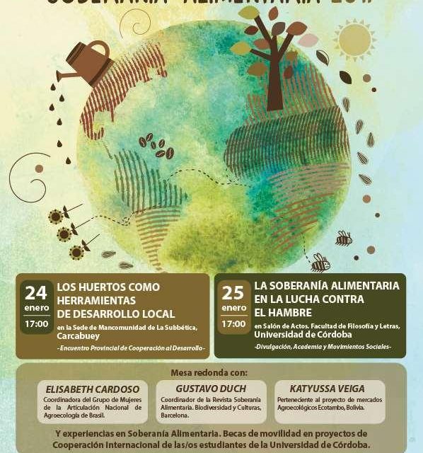 Jornadas sobre Soberanía Alimentaria en Córdoba