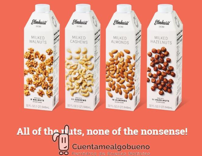 Empresa láctea americana producirá exclusivamente leches vegetales