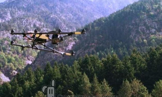 Utilizan un dron para contar las poblaciones de cabras montesas de los Pirineos