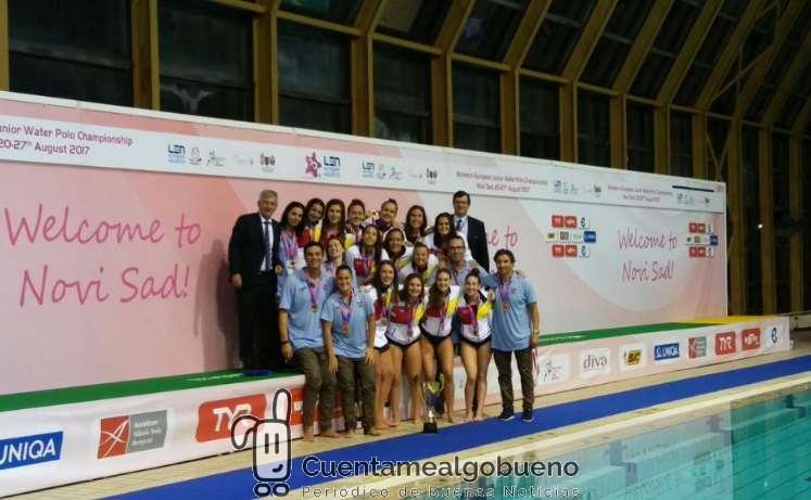 La selección española juvenil de waterpolo logra el oro en el Campeonato de Europa
