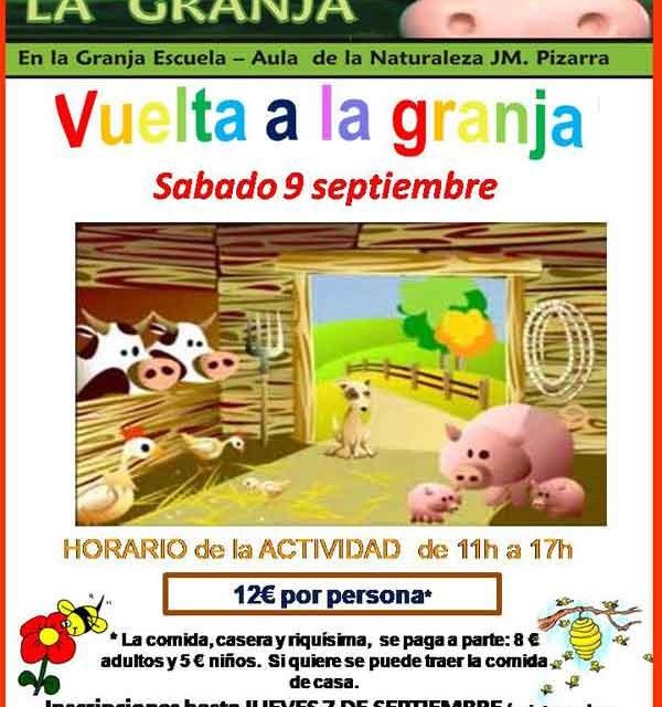 Nuevo ciclo de Jornadas para familias en la granja escuela Aula de la Naturaleza JM