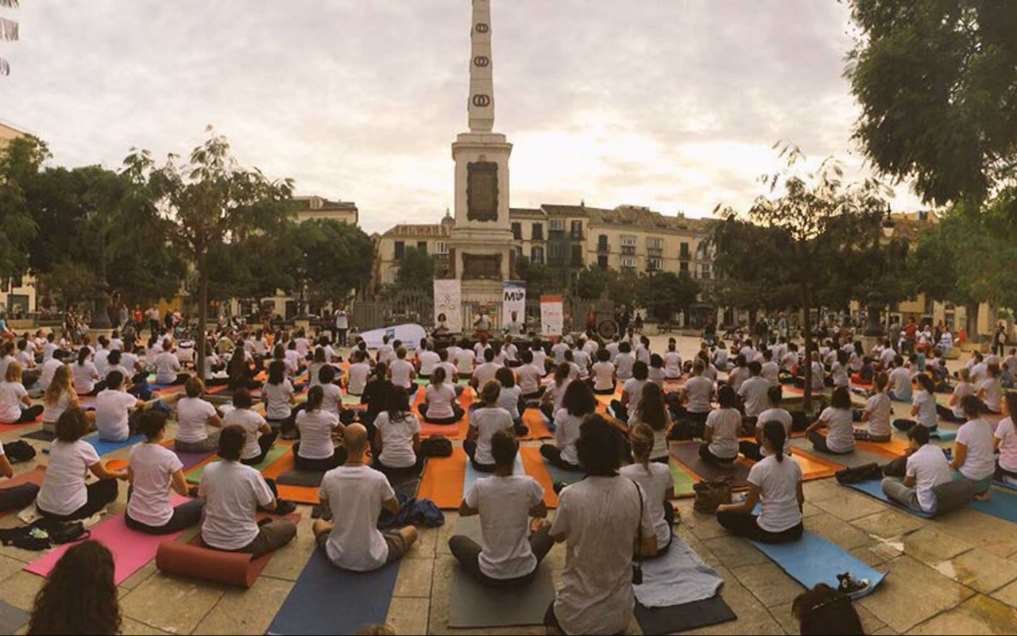 La Plaza de la Merced de Málaga se llenará de personas practicando Yoga